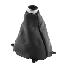Shift Boot Cover Car Manual Knob Dust Cover Pu Leather Gear Black