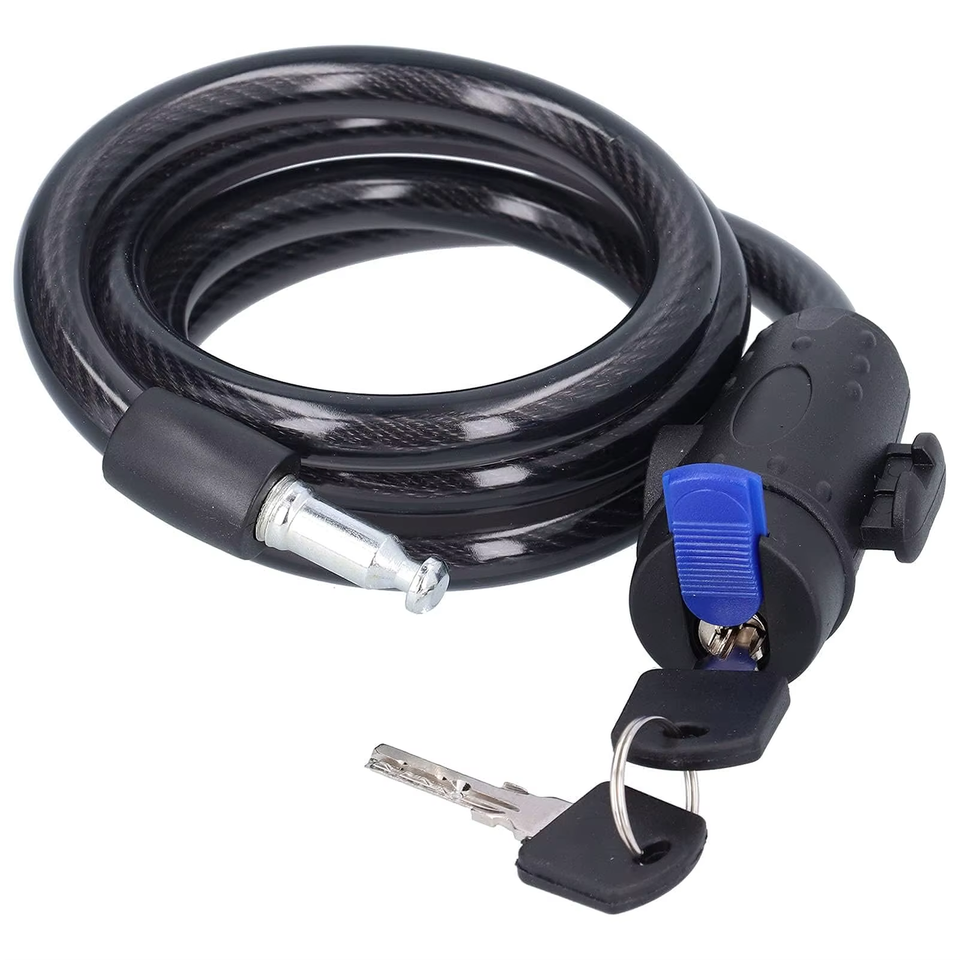 DOMEN Bicycle Heavy Duty Chain Lock 8Mm Thick Anti-Theft Steel with ...