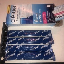 ClearBlue 6 Days Sooner Early Detection 5 Tests EXP: 07/28