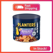 PLANTERS Cashews Roasted Lightly Salted Mix Nuts Snack - Plant-Based Protein Par