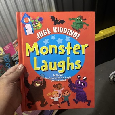 Just Kidding Monster Laughs Paul Virr Kids Joke Humor Book