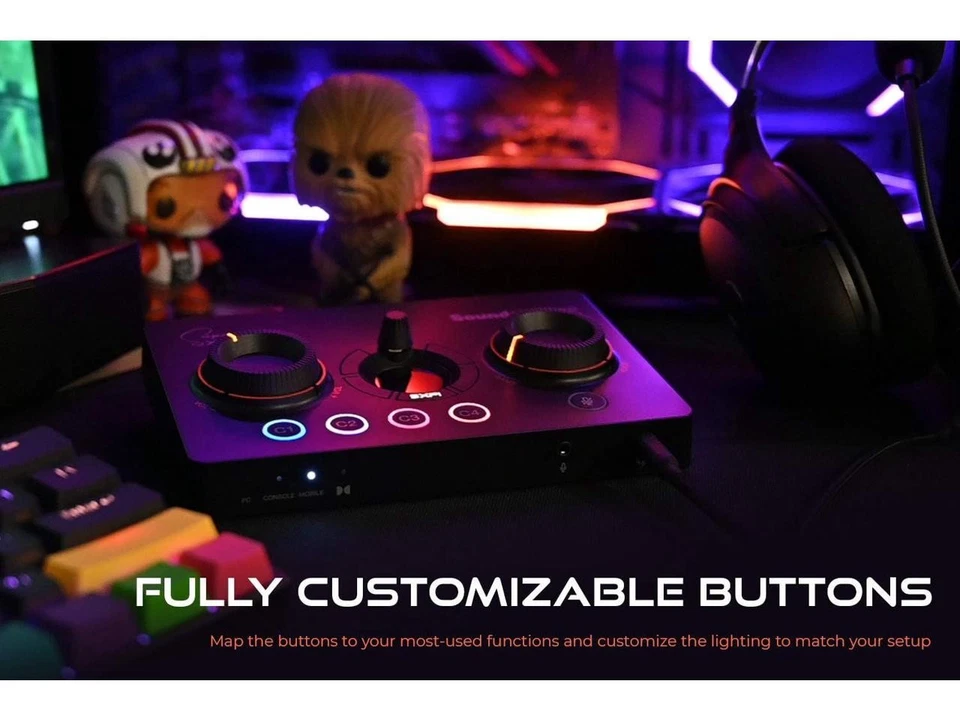 Creative Sound Blaster GC7 Game Streaming DAC Amp ft Programmable Buttons, Super - Image 2 of 4