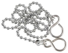 Chrome Plated Sink / Basin Plug Chain - 300mm