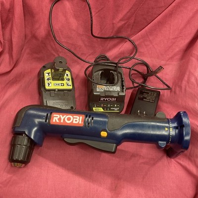( See Picture #2 ) Ryobi 18v Cordless Angle Drill P240 With Battery And Charger