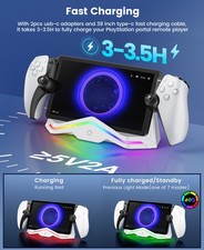 Charging Station for PS Portal with RGB Lighting,for PS Portal | Quick Charge