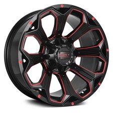 Impact Off-road 817 Wheel 20x10 -12 6x139.7 106.1 Black Single Rim