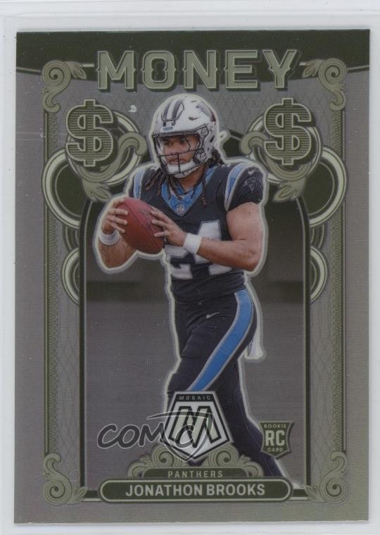 2024 Panini Mosaic Money Jonathon Brooks #12 Rookie RC 12ec