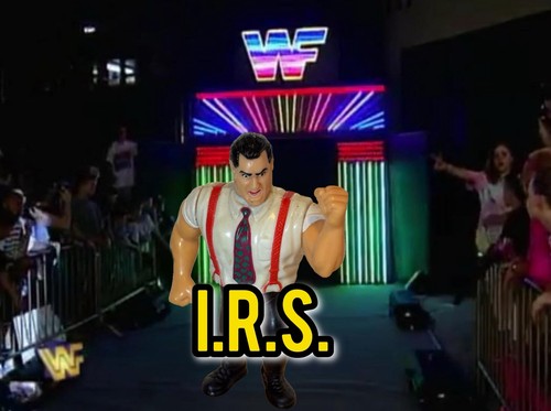 WWF IRS SERIES 5 Hasbro Wrestling figure 1993 WWE ...