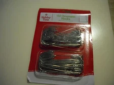 New 150PK 2.5" Large Christmas Ornament Hooks Tree Wedding Garden Hangers Silver