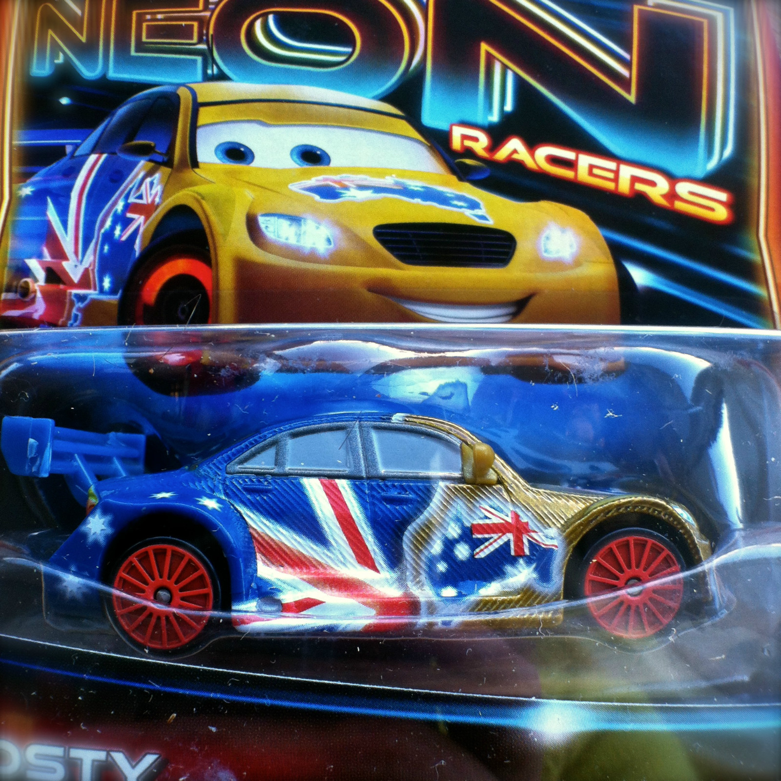 Disney PIXAR Cars NEON FROSTY Racers Metallic Deco GOLD AUSTRALIAN ...