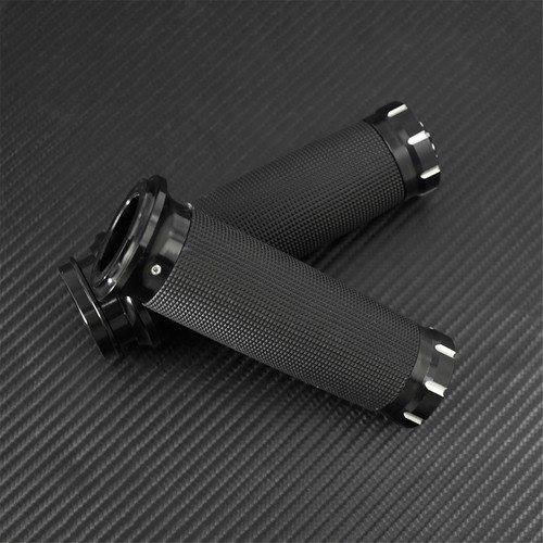Motorcycle 1" 25mm Electronic Throttle Hand Grips Fit For Harley Touring 2008-up - Picture 6 of 8