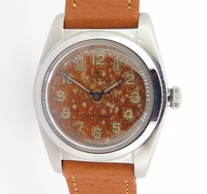 RARE 1945 ROLEX OYSTER RADIUM BURN DIAL STEEL BUBBLE BACK WRIST WATCH 2940  | eBay