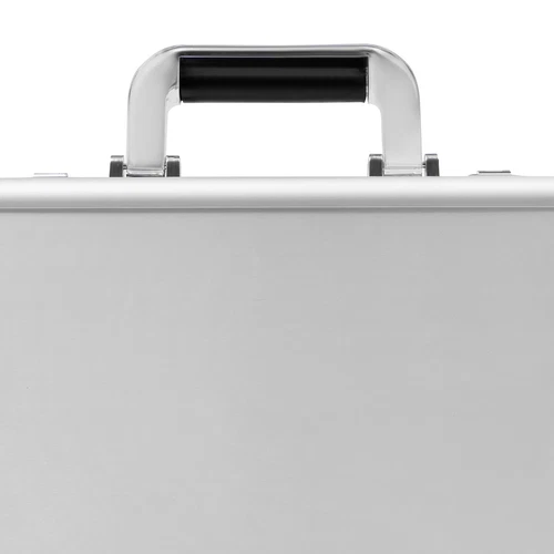 Maletín rígido de aluminio de gran capacidad con cerradura de combinación con bolsillo - Imagen 8 de 17
