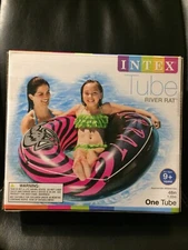 New In Box Intex Inflatable River Rat 48" Floating Tube Pink 68209WB 2015