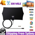 Range TV Antenna 1080P Digital HD Skywire Aerial 4K Antena Indoor HDTV 300 Mile