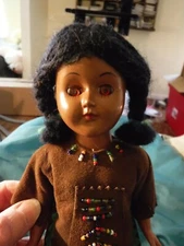 Vintage Native American Doll made in Canada by Eug. Cloutier