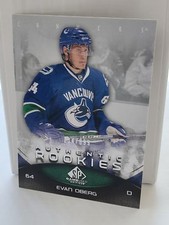 2010-11 SP Game Used Edition Authentic Rookies 134/699 Evan Oberg #139 Canucks