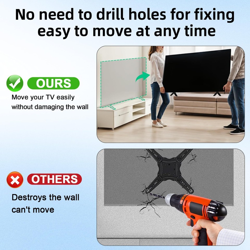 Tv Legs Stand for Samsung Tv Mount,Tv Stand Base,Tv Legs Replacement