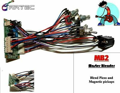 ARTEC MB2 Master Blender Mix/Blend Piezo and Magnetic ACTIVE CIRCUIT