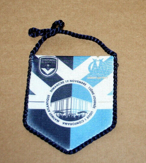 Football pennant fanion match Girondins Bordeaux v OM Marseille saison 2016-17 - Photo 1/1
