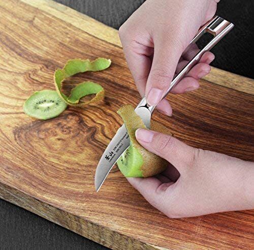 Cangshan N1 Serie Stahl geschmiedet Schäl-/Tourne Messer, Klinge - 2,75 Zoll - Bild 5 von 6