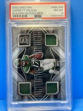 Garrett Wilson 2022 Spectra Building Blocks #BBLGWI 43/99 PSA 8