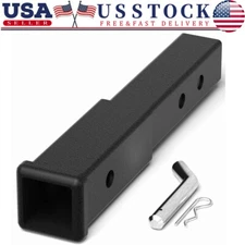 Steel For 2" Adapter Tow Truck 3500LBS Trailer Hitch Receiver Extension Extender