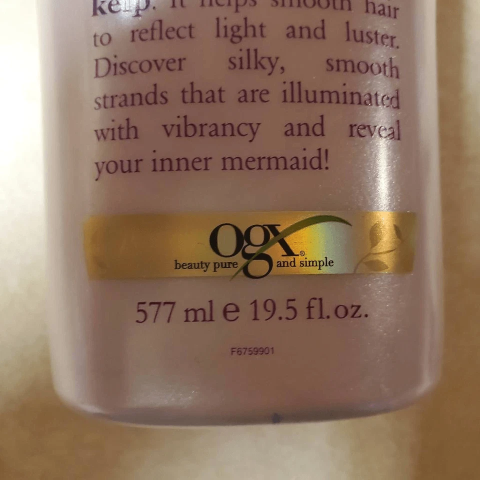 New OGX Smoothing Liquid Pearl Conditioner Pearl Extract With Sea Kelp 19.5oz - Image 3 of 4
