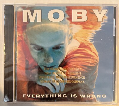 Moby - Everything Is Wrong CD 1995 Sealed Promo
