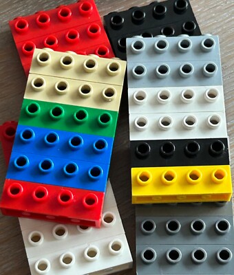 je 4 x Lego 1x4 Noppen Stein Konverter 30414 Frontnoppen Noppensteine