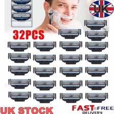 32PCS Replacement Blades For Gillette MACH 3 Razor Shaver Trimmer Shaving New 0.40 per razor