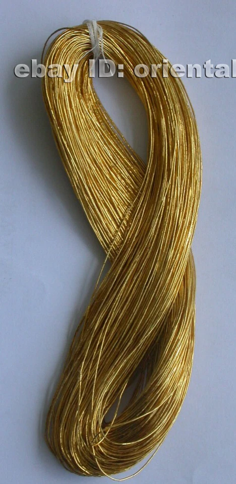 65M Chinese handmade embroidery gold floss/thread - Image 3 of 3