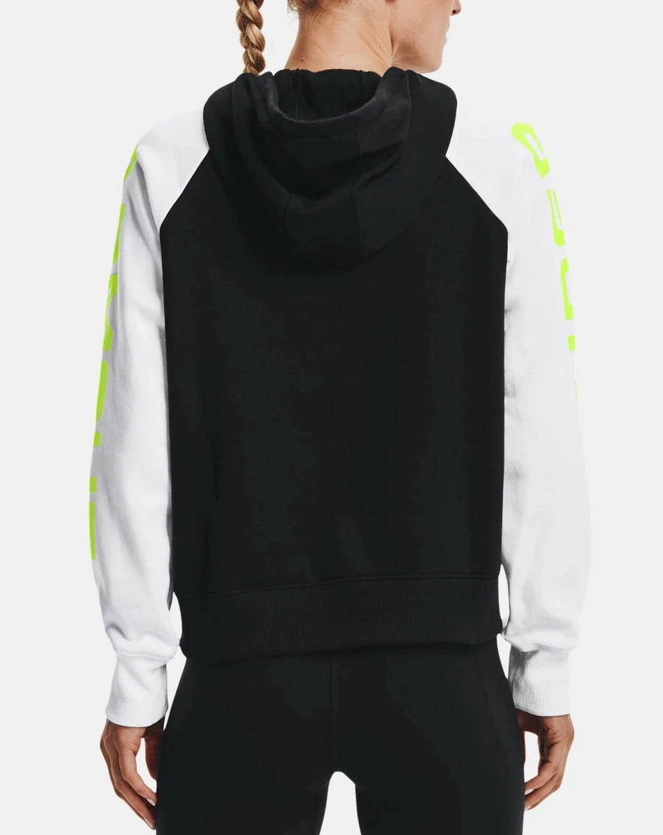 Under armour women's rival fleece graphic colorblock hoodie sale