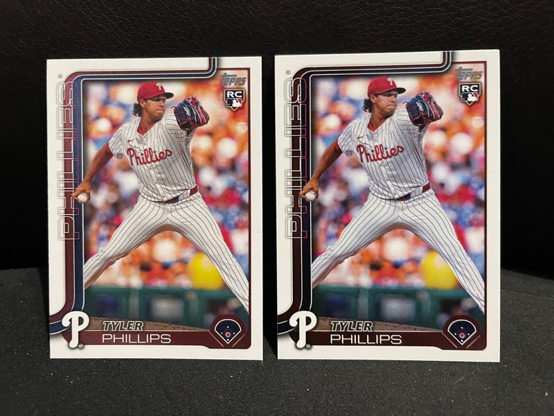 (2) 2025 Topps Tyler Phillips RC #293 Phillies