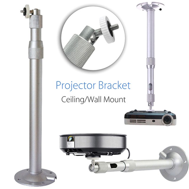 Universal 20 40cm Projector Ceiling Wall Mount Bracket Aluminium