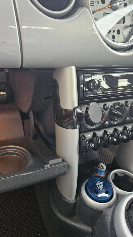 Mini Cooper S Phone Holder Down Tube Mount JCW R50 R52 R53 John Cooper Works - Image 2 of 4