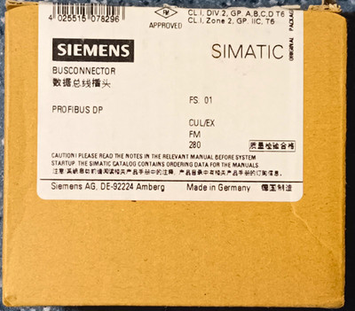 Siemens SIMATIC PROFIBUS DP Busconnector 6ES7 972-0BB42-0XA0