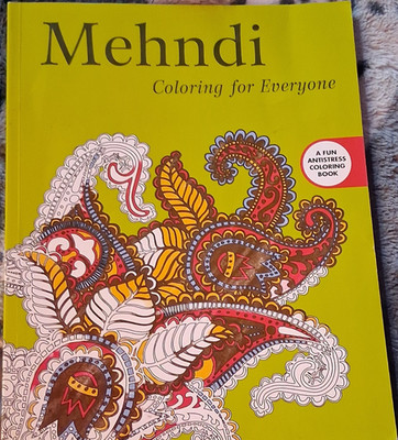 Skyhorse Publishing Mehndi Coloring for Everyone Antistress Coloring Book