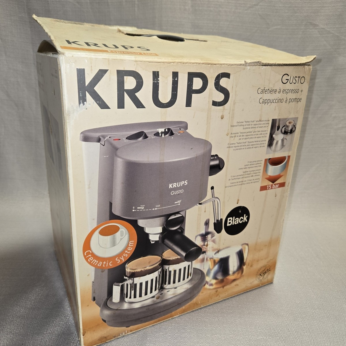 KRUPS 880-42 Black Gusto Pump Espresso Machine for sale online