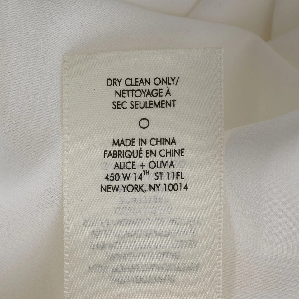 Alice & Olivia Pleated Maxi Skirt Women White Size 0 - Image 4 of 4