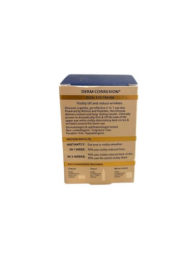 RoC Derm Correxion Advanced Retinol & Peptides Dual Eye Cream Wrinkle Reducer 🔥 - Picture 3 of 4