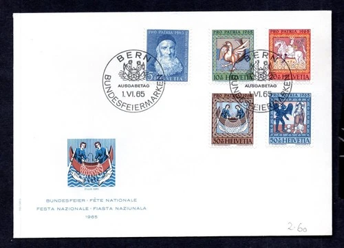 Switzerland - 1965 Pro Patria First Day Cover