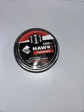 (1) Hawki Thunder Airgun Pellets .177 / 4.5mm Caliber 13.43 gr 400 Ct Hi6025EX
