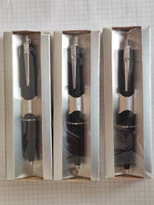 Lot 3 x Kugelschreiber BALLOGRAF EPOCA Black Matt New Vintage Made in Sweden TOP