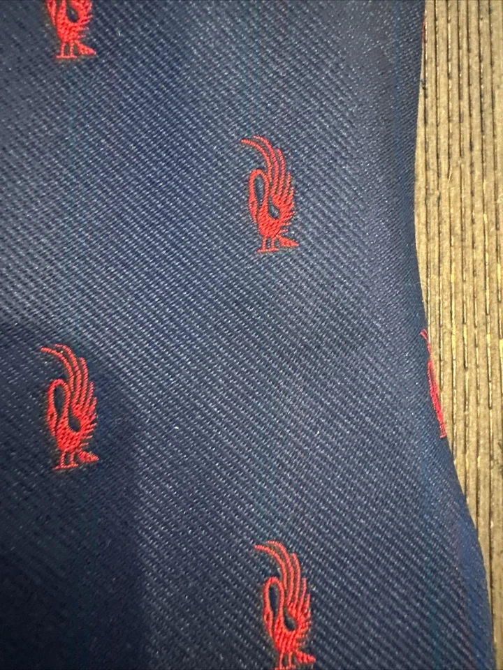 "Corbata de seda Oxford Shepherd And Woodward de colección azul marino rojo Phoenix Inglaterra 56""" Foto 3 de 4