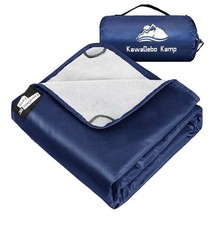 Fleece Waterproof Outdoor Blanket - Windproof Stay Dry and Comfortable 80"x 58"