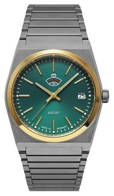RUHLA Space Control Xs Solar (35 Mm), Dunkelgrünes Zifferblatt / 4643M4 Uhr -