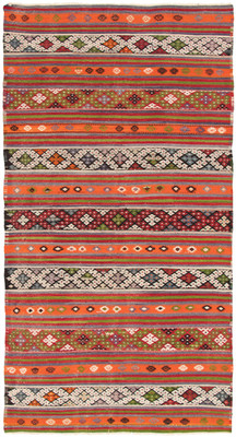 Traditional Vintage Hand Woven Area Rug 5'8'' x 11'9'' Wool Oriental Carpet