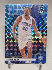 2024-25 Panini Mosaic Adem Bona Rookie #210 Reactive Blue Mosaic Prizm
