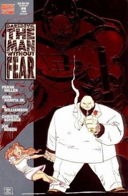 Daredevil The Man Without Fear (1993) #   4 Red Foil + Embossed (8.0-VF) 1994